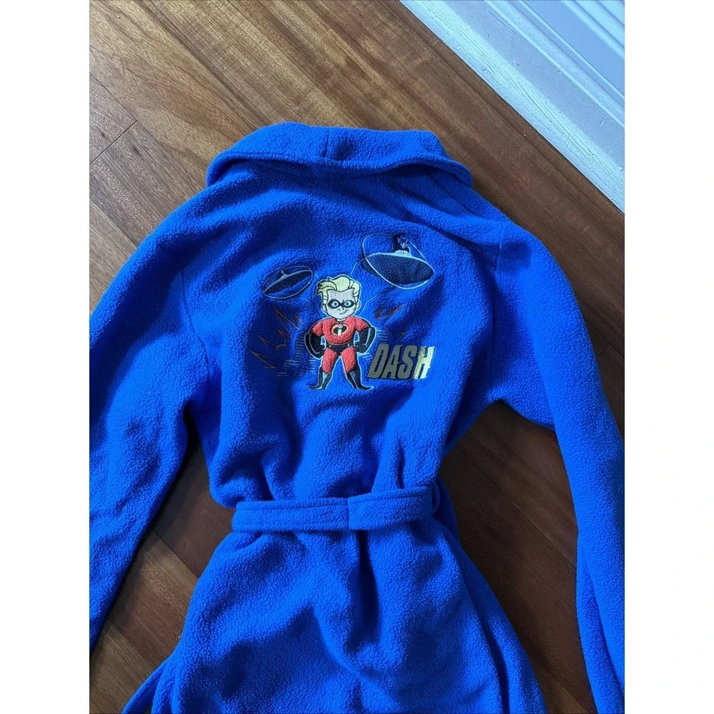 Vintage Disney The Incredibles Dash Boys Bathrobe No Tag See Measurements 5/6